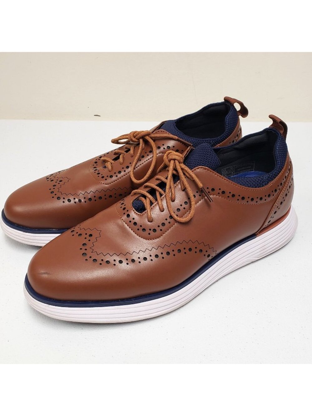 Bruno Marc Mens MaxFlex Casual Wingtip Brogue Oxfords Shoes Size 10